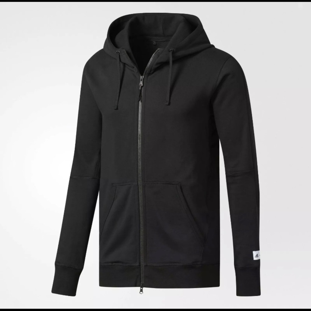 NWT Reigning Champ x Adidas women’s large slim fit hoodie - JET BLACK